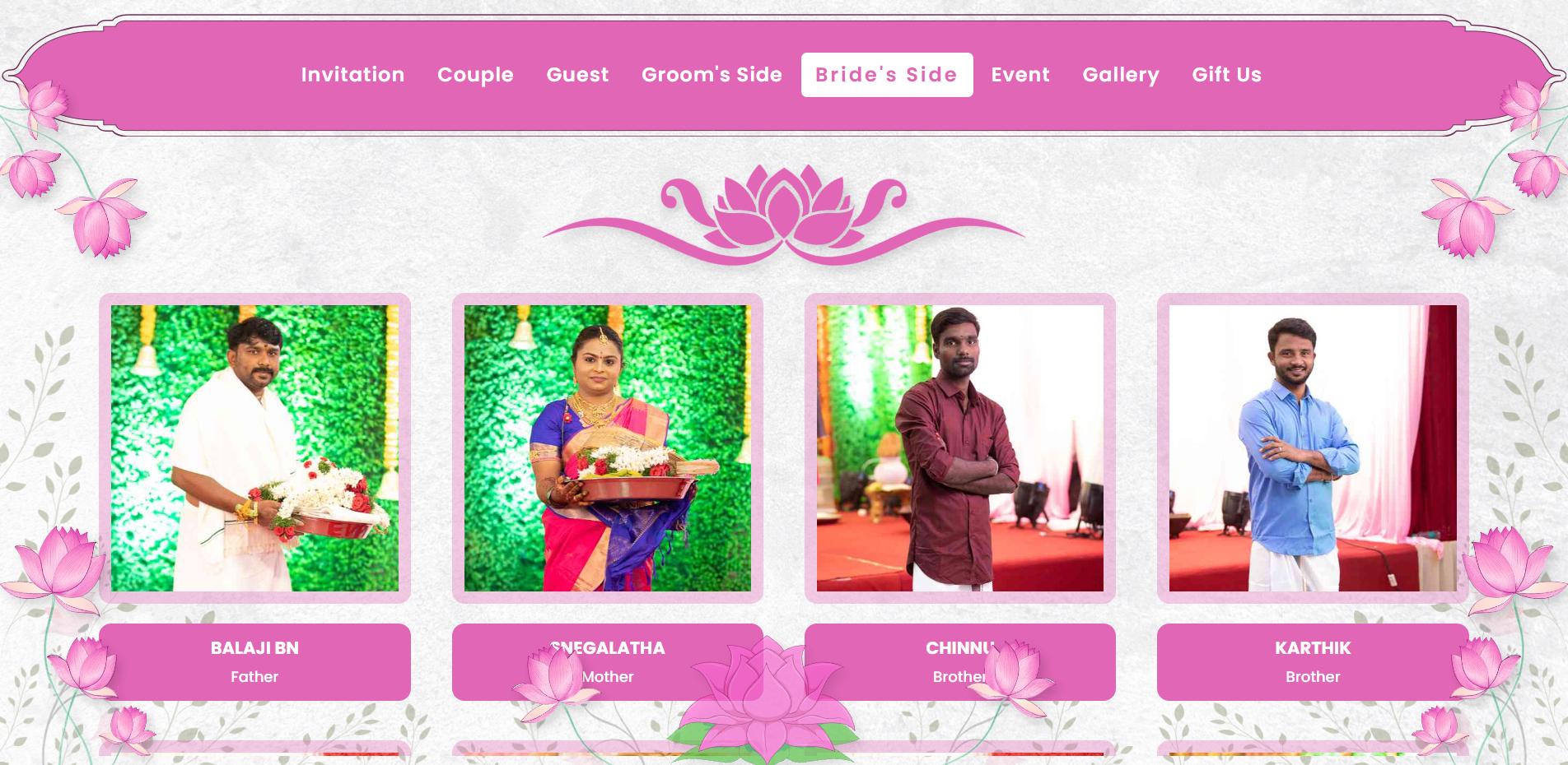 Lotus Theme Pink & White